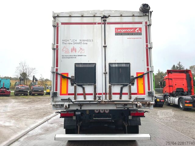 Semiremorcă basculantă LANGENDORF ca. 61m³ Kippauflieger / Kombitür / Alufelgen