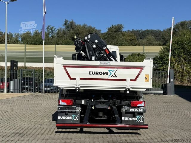 Tipper med kran MAN TGS 28.440 TGS 28.440 6x4-4  3-Seiten-Kipper Hi...