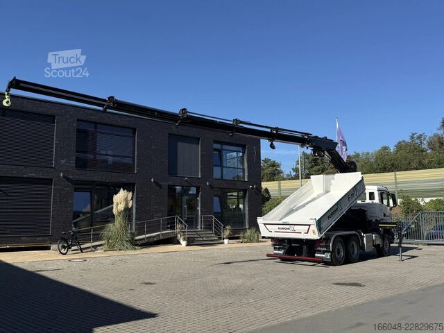 Tipper med kran MAN TGS 28.440 TGS 28.440 6x4-4  3-Seiten-Kipper Hi...