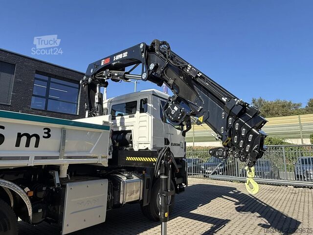 Tipper med kran MAN TGS 28.440 TGS 28.440 6x4-4  3-Seiten-Kipper Hi...