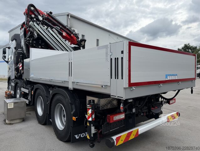 Teherautóra szerelt daru Volvo Hiab Palfinger Fassi F1450-8 JIB-6
