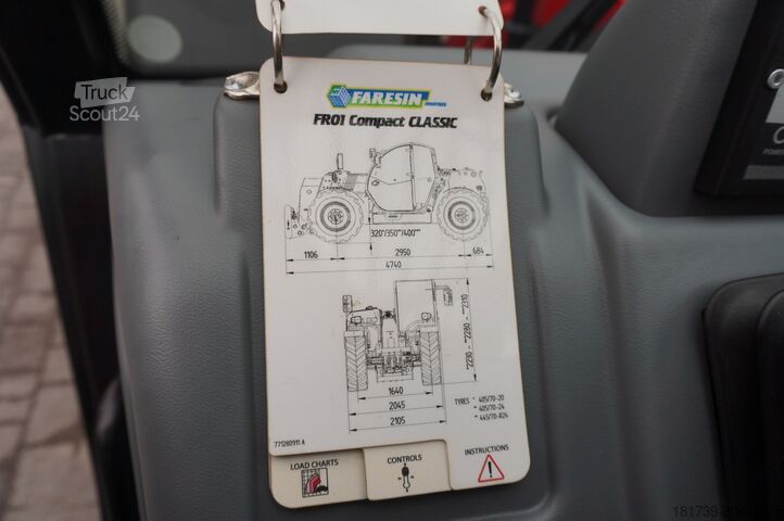 Teleskopik yükleyici Faresin 730C Classic 55 / 550 MTH !!! / 7 m reac