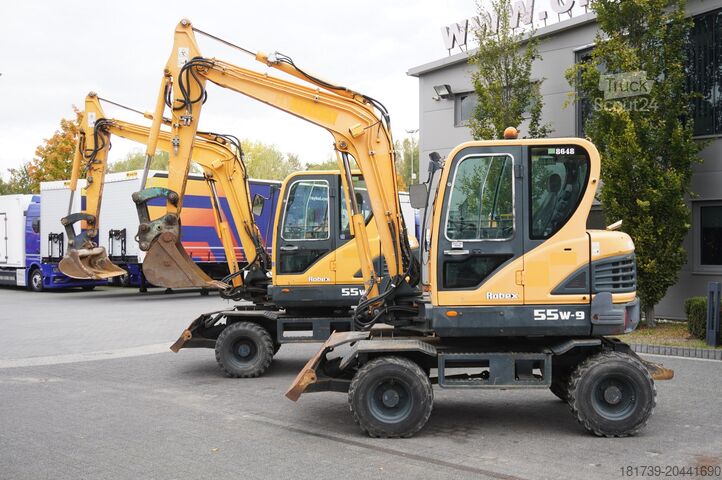 Kolesni bager Hyundai Robex 55W-9 Wheeled Excavator 5.5t / 2pc