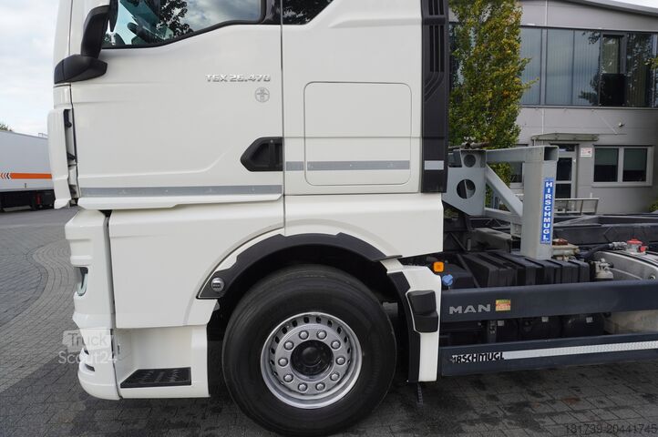 накланящ се BDF MAN TGX 26.470 6x2 COINTAINERKIPPER HYVA