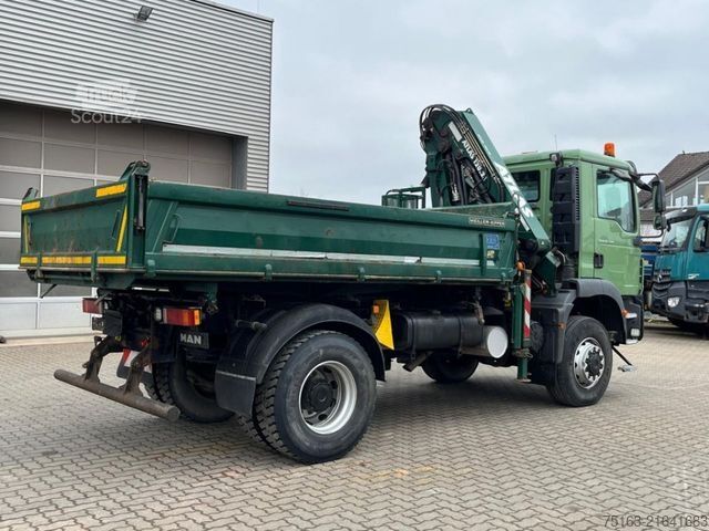 Wywrotka MAN TG-M 18.340 4x4 BB 2-Achs Allradkipper Kran Funk