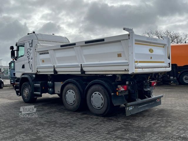 Háromirányú billenő teherautó SCANIA G 410 6x4 3-Achs Kipper Meiller Bordmatik
