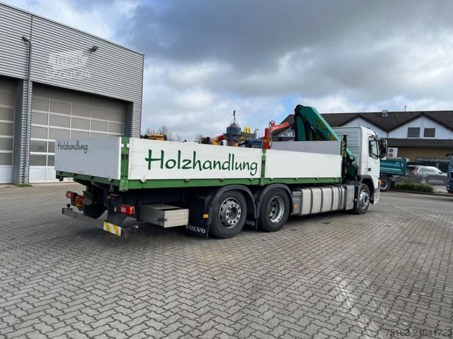 Krautuvas sumontuotas ant sunkvežimio VOLVO FM 400 6x2 Pritsche Kran Palfinger PK 16500