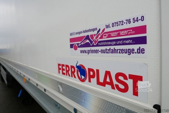 Semi-remorque fourgon SCHMITZ CARGOBULL SBO 24/ROLLTOR DOPPELSTOCK / TEXTIL / LIFT /GFK