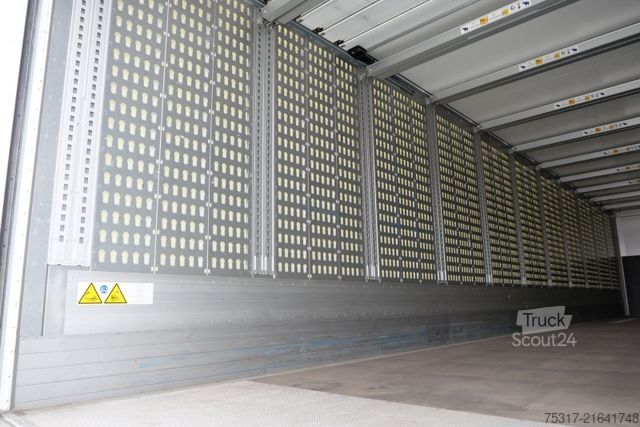 Semi-remorque fourgon SCHMITZ CARGOBULL SBO 24/ROLLTOR DOPPELSTOCK / TEXTIL / LIFT /GFK