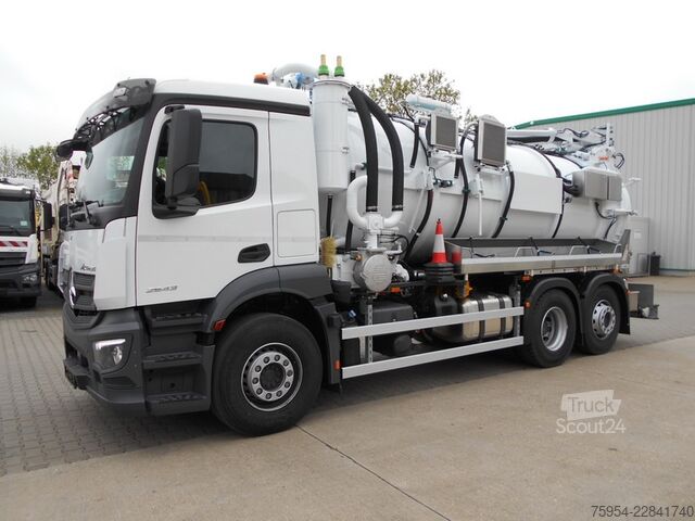Vakuová cisterna Mercedes-Benz Actros 2543 L 6x2 / Faros 14/1 piston