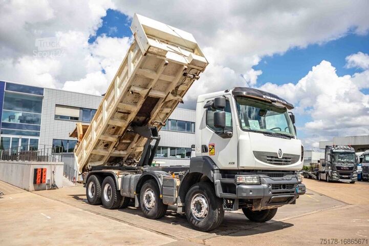 Benne RENAULT KERAX 430DXI+E5+BIBENNE+REMORQUANT