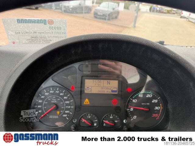 Roll-off tipper truck Iveco EuroCargo ML120E22 4x2, City-Abroller