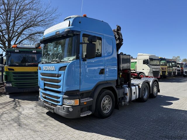 Стандартний тягач Scania G450 6X2 Kran Palfinger PK 26002