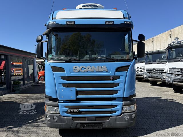Стандартний тягач Scania G450 6X2 Kran Palfinger PK 26002