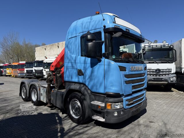 Стандартний тягач Scania G450 6X2 Kran Palfinger PK 26002