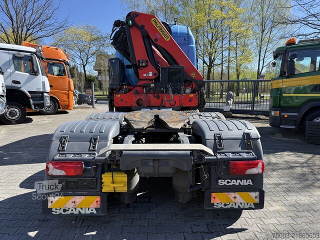 Стандартний тягач Scania G450 6X2 Kran Palfinger PK 26002