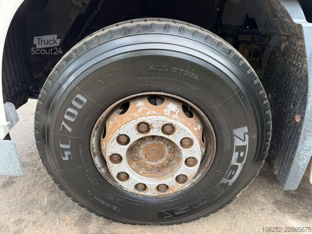 Ladepritsche MAN TG 410 A 6x4 PRTISCHE + KRAN PALFINGER PK 27000...