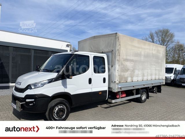 Camion bâché IVECO Daily 70C18H DoKa *Werkstatt* LBW+7-Sitze 5007
