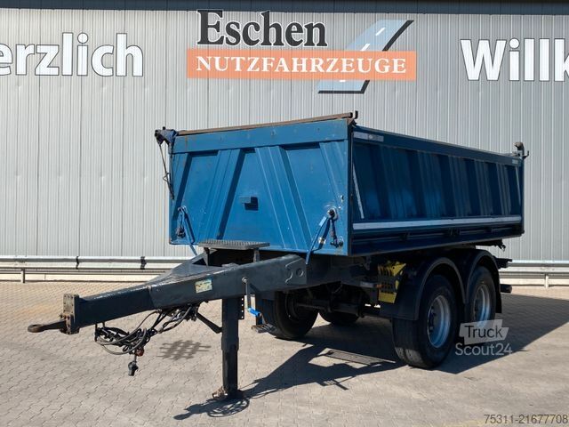 Remorcă basculantă trilaterală MEILLER Kippanhänger| EBS*BPW-Achsen*Luft*1.Hand*Trommel