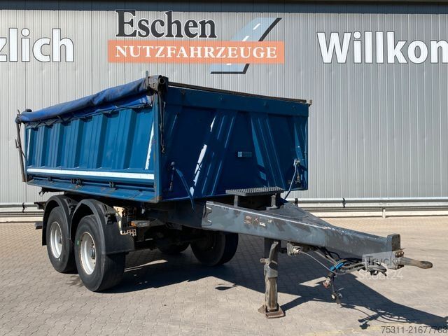 Remorcă basculantă trilaterală MEILLER Kippanhänger| EBS*BPW-Achsen*Luft*1.Hand*Trommel