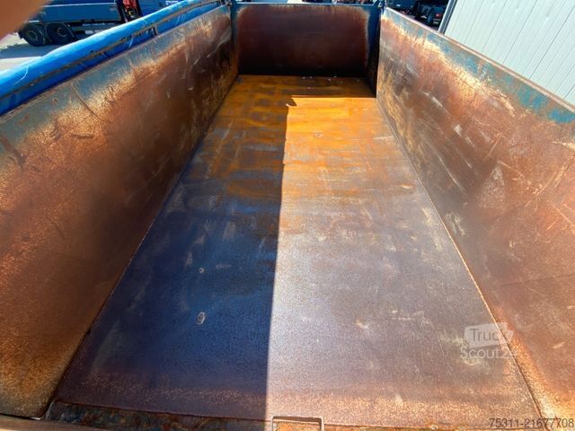 Remorcă basculantă trilaterală MEILLER Kippanhänger| EBS*BPW-Achsen*Luft*1.Hand*Trommel