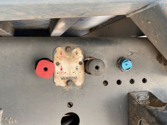 Remorcă basculantă trilaterală MEILLER Kippanhänger| EBS*BPW-Achsen*Luft*1.Hand*Trommel