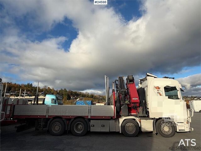 Žeriavové vozidlo Scania R500 8x2 Crane truck – HMF 7020 with jib and winch