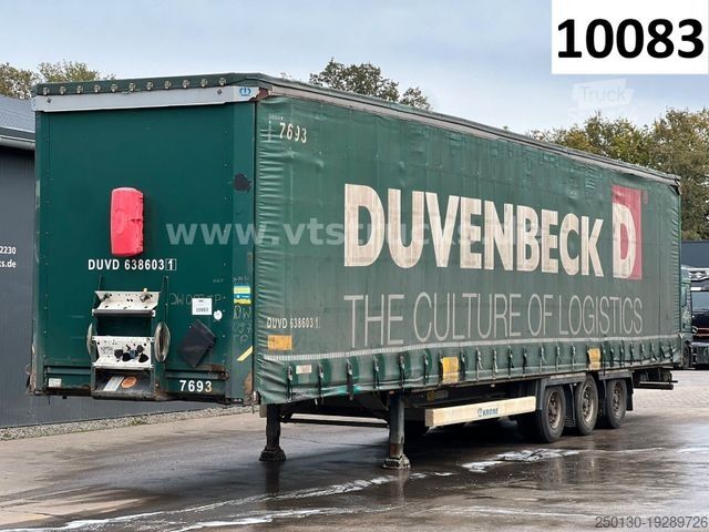 Open oplegger met zeil KRONE SD Pritsche + Plane Edscha-Verdeck