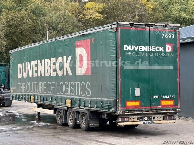 Open oplegger met zeil KRONE SD Pritsche + Plane Edscha-Verdeck