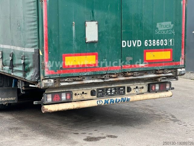 Open oplegger met zeil KRONE SD Pritsche + Plane Edscha-Verdeck