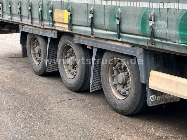 Open oplegger met zeil KRONE SD Pritsche + Plane Edscha-Verdeck