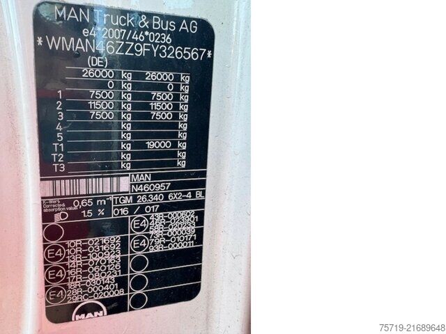 Furgoneta MAN 26.340 6x2 TGM Zöller Medium XL-S 22