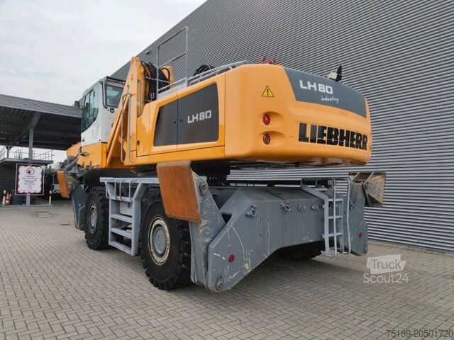 Machine de manutention de matériaux Liebherr LH 80 M Litronic  Magnetfunction  21.5 meter Boom!
