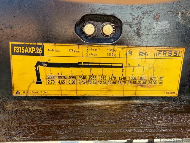 Kraanwagen MAN TGX 26.440 6x2 LL + CRANE 24.8m! FASSI F315 (6x...