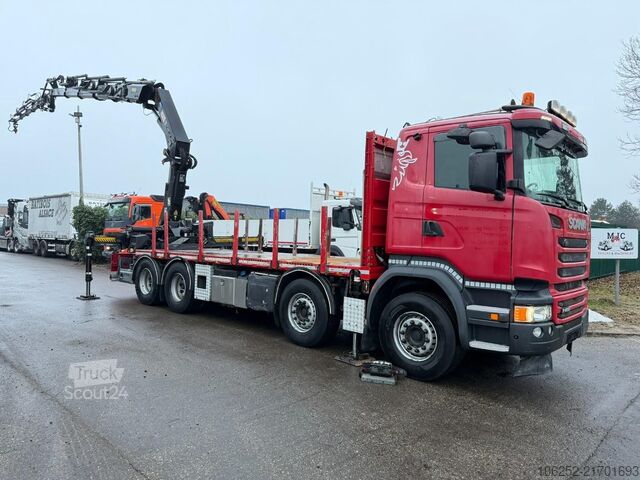 Dépanneuse Scania R490 8x4 + CRANE HIAB 377 E-4 HIPRO + JIB 100 X...