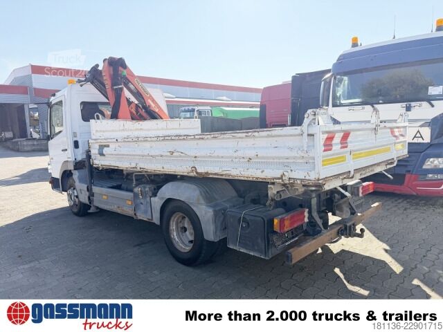 Φορτηγό ανατρεπόμενο βαν Mercedes-Benz Atego 818 K 4x2, 2x AHK, Kran Palfinger PK7001-K