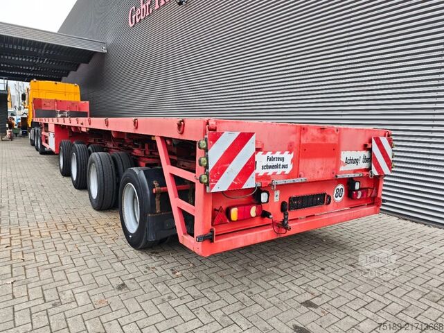 Trailer πλατφόρμας ES-GE 4.vod-25-40.4-h13 2 x Extandable Powersteering!