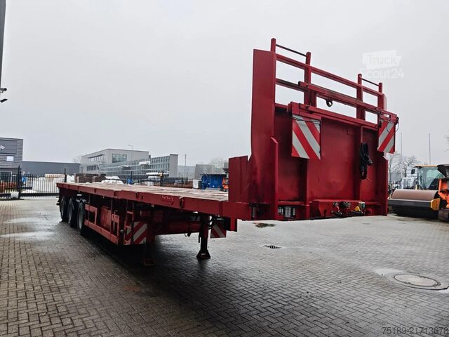 Plattform trailer Nooteboom OVB-48-VV Powersteering 15.4 Meter Extandable!