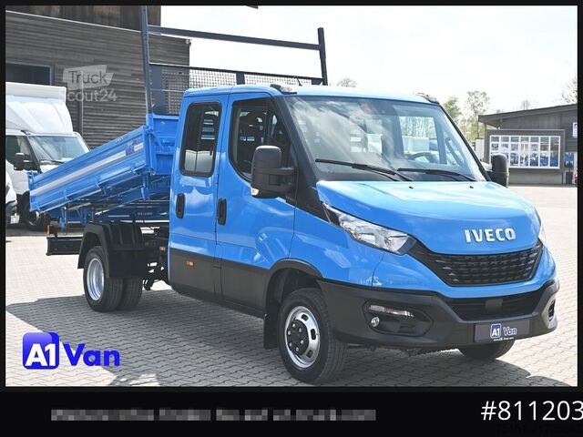 Kravas mikroautobuss ar pašizgāzēju IVECO Daily 50C16 Kipper Doka, AHK, Meiller, 3,0 Liter