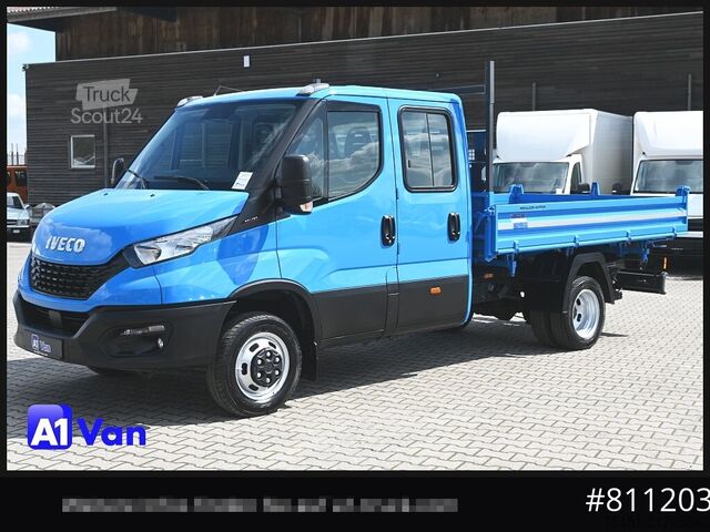 Kravas mikroautobuss ar pašizgāzēju IVECO Daily 50C16 Kipper Doka, AHK, Meiller, 3,0 Liter
