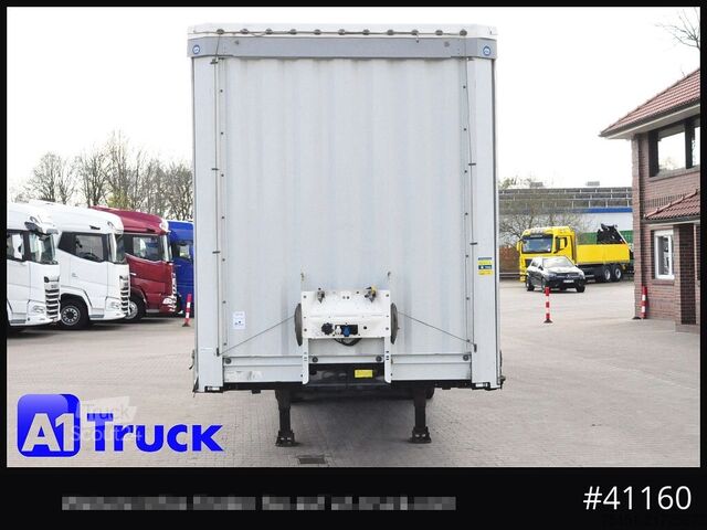 Åben sættevogn med presenning KRONE SD, Tautliner Mega, Liftachse, 4 x vorhanden