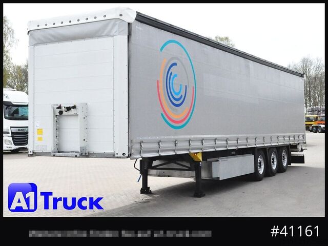 Open semitrailer with tarp SCHMITZ SD Tautliner, Code XL, verzinkt, Liftachse, Coil