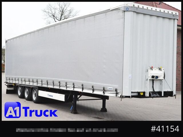 Åben sættevogn med presenning KRONE SD, Tautliner Mega, Liftachse, 3 x vorhanden