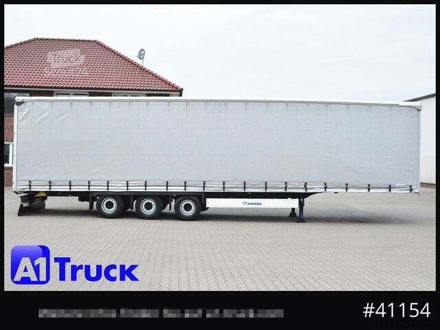 Åben sættevogn med presenning KRONE SD, Tautliner Mega, Liftachse, 3 x vorhanden