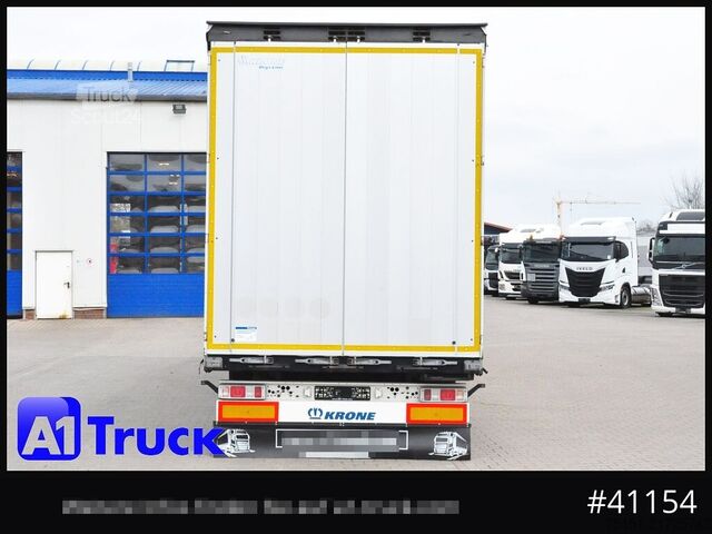 Åben sættevogn med presenning KRONE SD, Tautliner Mega, Liftachse, 3 x vorhanden