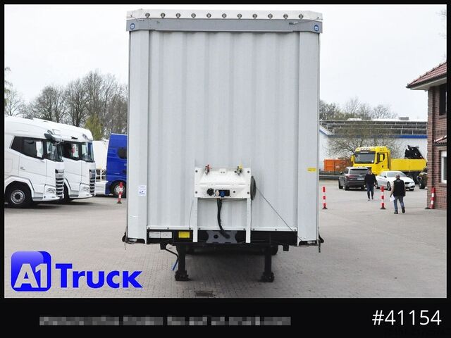 Åben sættevogn med presenning KRONE SD, Tautliner Mega, Liftachse, 3 x vorhanden