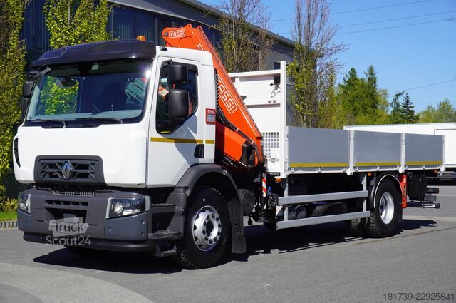 Platformă cu macara Renault C280 DTI 8 / HDS Fassi F135A.22 / remote