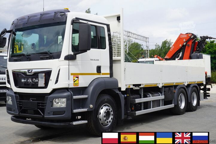 Platformă cu macara MAN TGS 26.420 6×4 / Fassi F215A.2.24