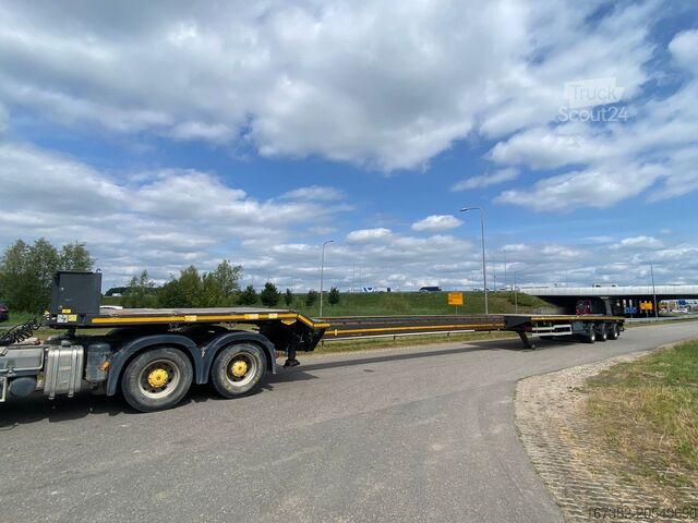 Plattformanhänger Broshuis trailer 3 -time extendable Windmill transporter
