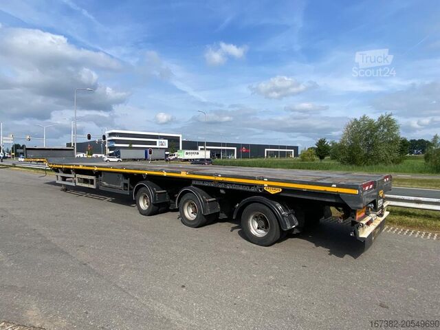 Plattformanhänger Broshuis trailer 3 -time extendable Windmill transporter